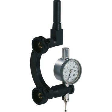 Centring holder for dial indicator gauge with recording diameter 4 mm and 8 mm